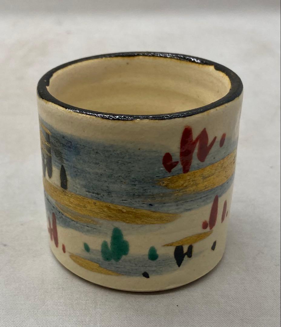 B533b「若草之画 蓋置」白井半七造　共箱　茶道具