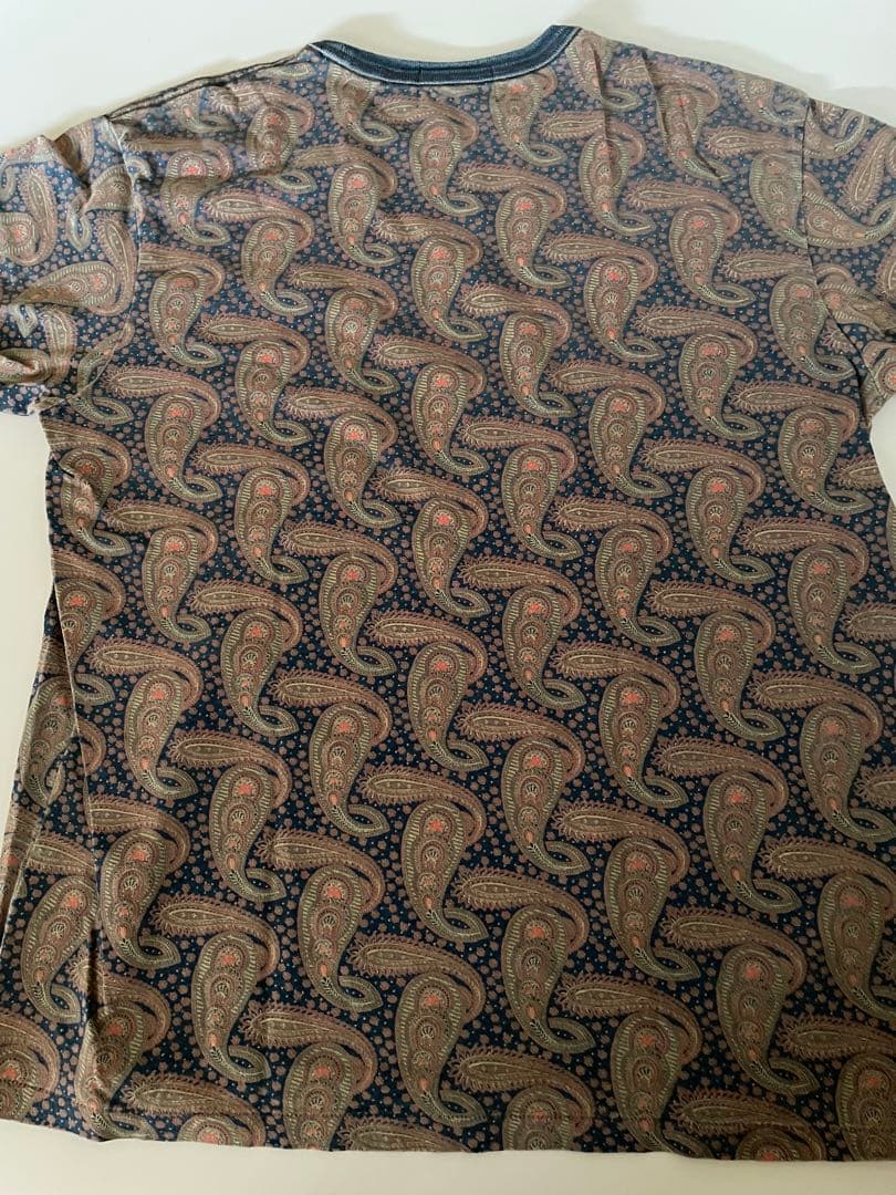 RRL 総柄Tシャツ L ペイズリー