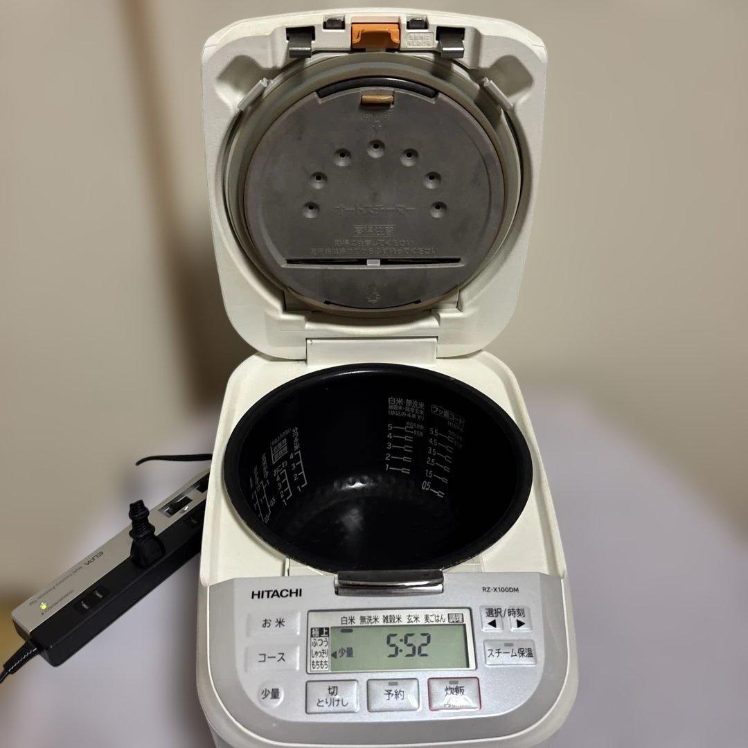 HITACHI RZ-X1000M 圧力&スチームIH炊飯器21年日本製