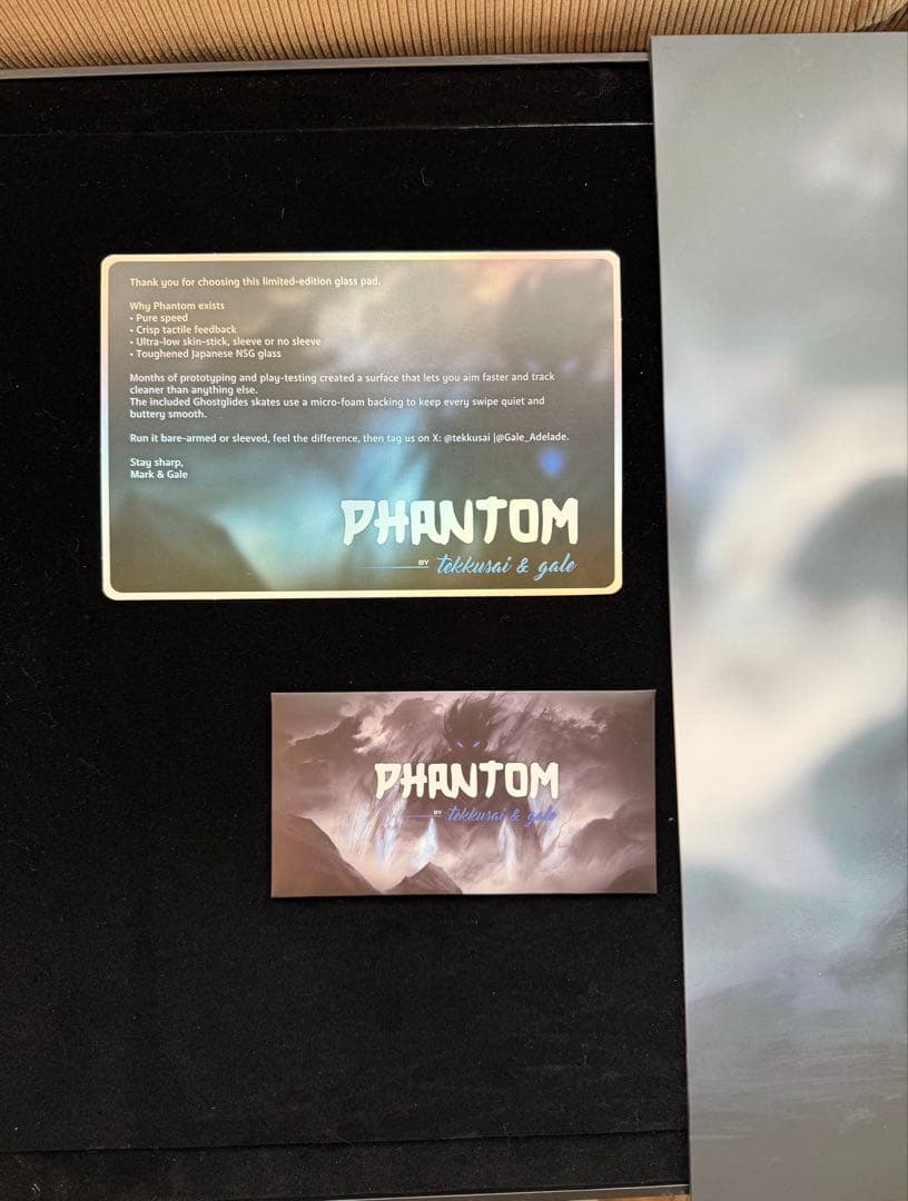 【Tekkusai】Phantom Glass Mousepad