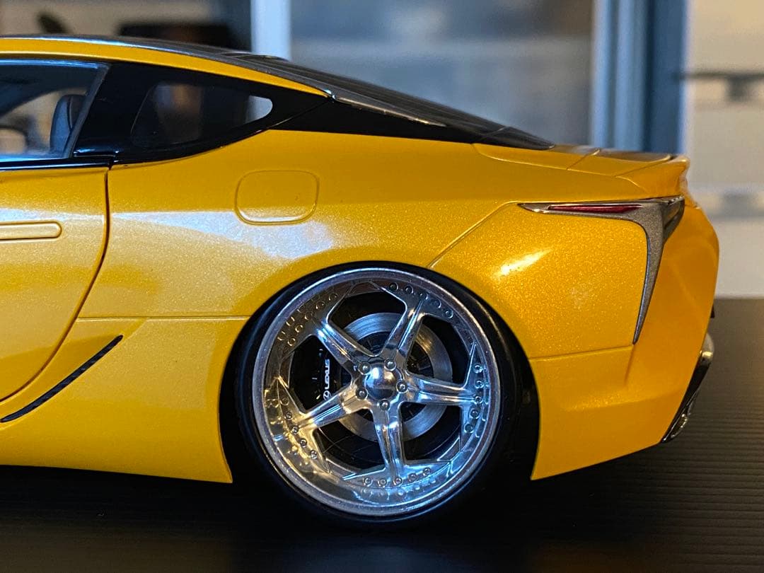 LC500 1/18 ディスプレイモデル　23インチオリジナルカスタム