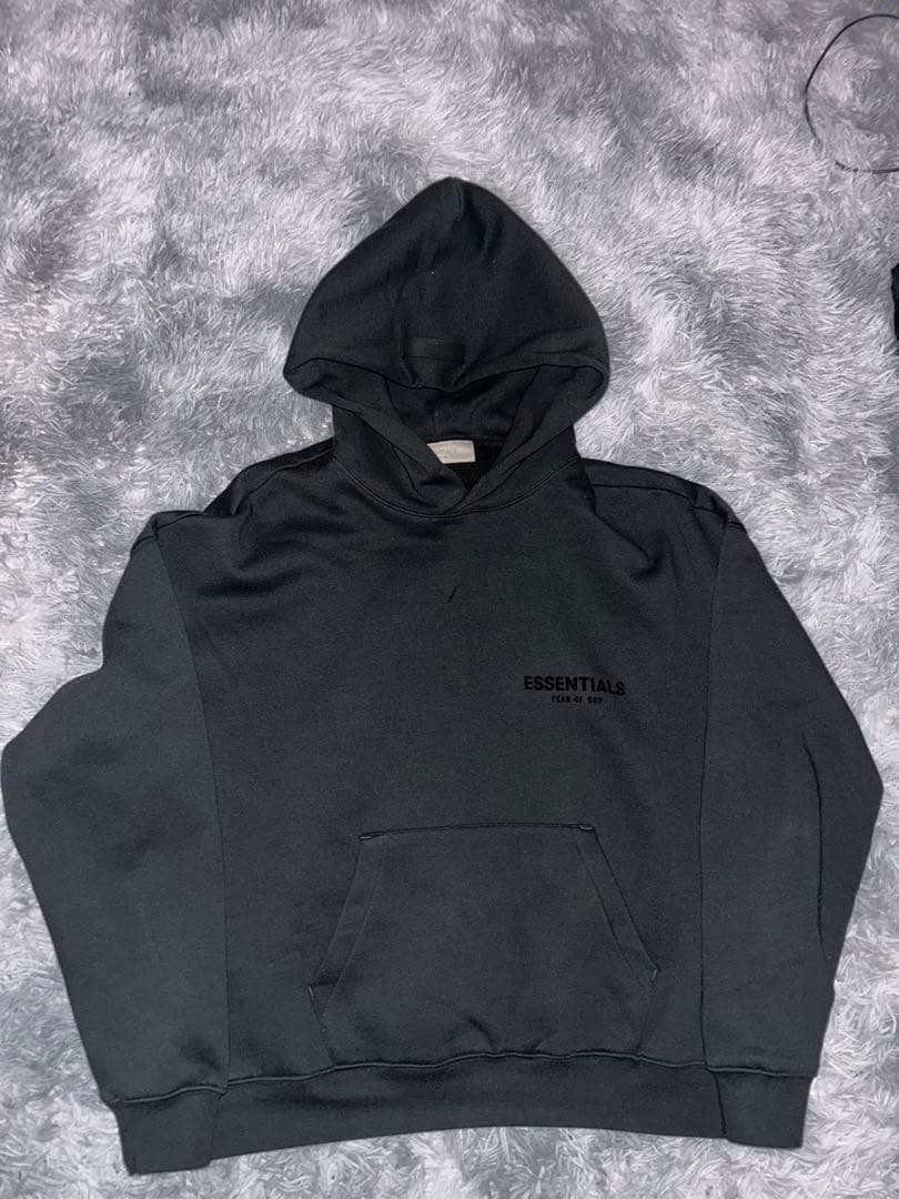 ESSENTIALS パーカー ブラック　S 正規品