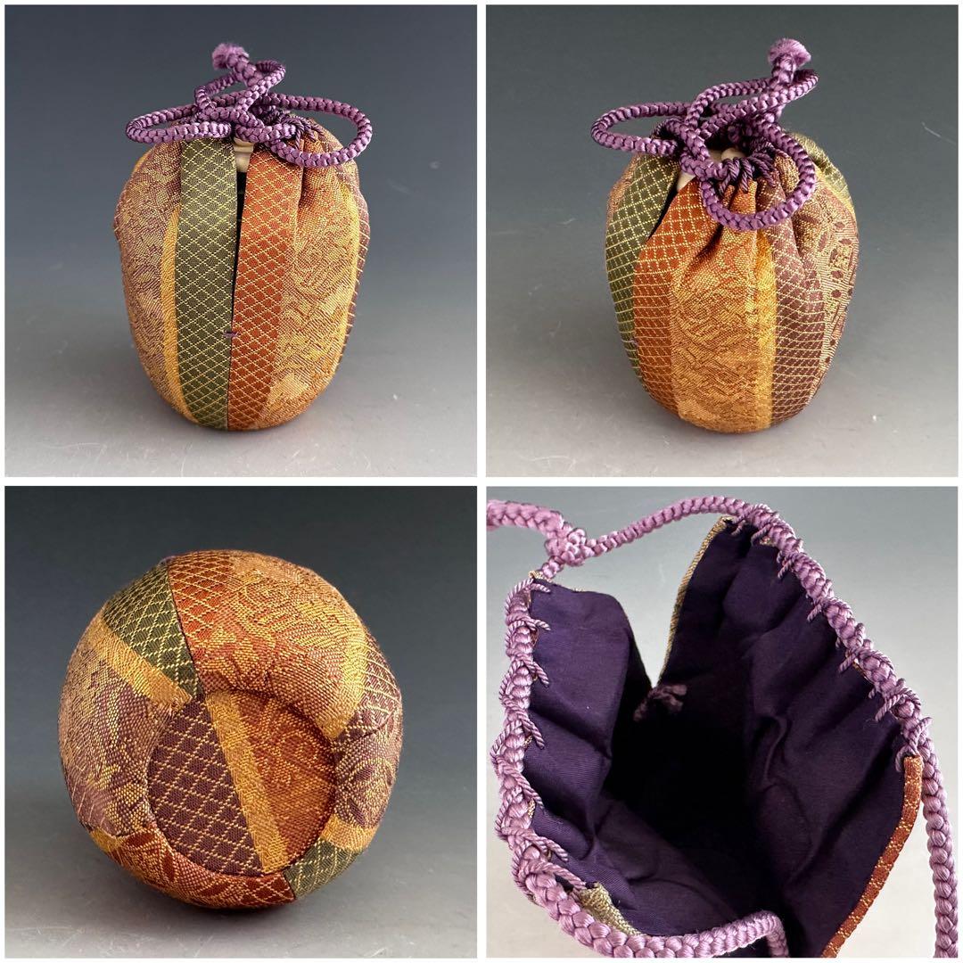 茶道具　肩付　茶入　濃茶器　宮川香雲　共箱　京焼　仕服付　茶事　稽古