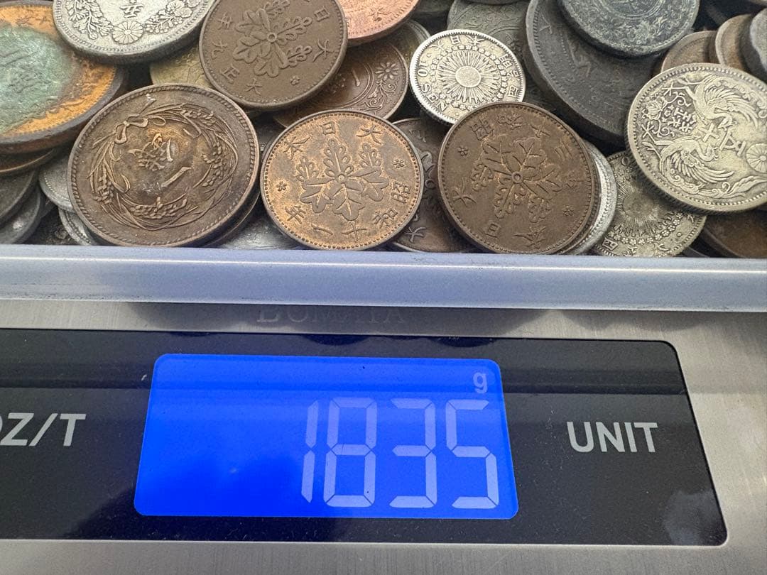 古銭まとめ　1835g 銀貨　銅貨　大量