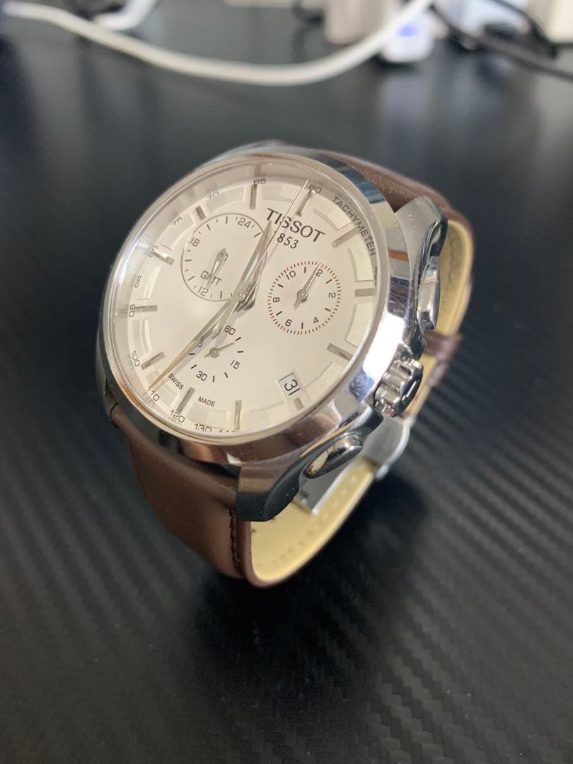 TISSOT クチュリエ GMT クロノグラフ T035439A 中古稼働品