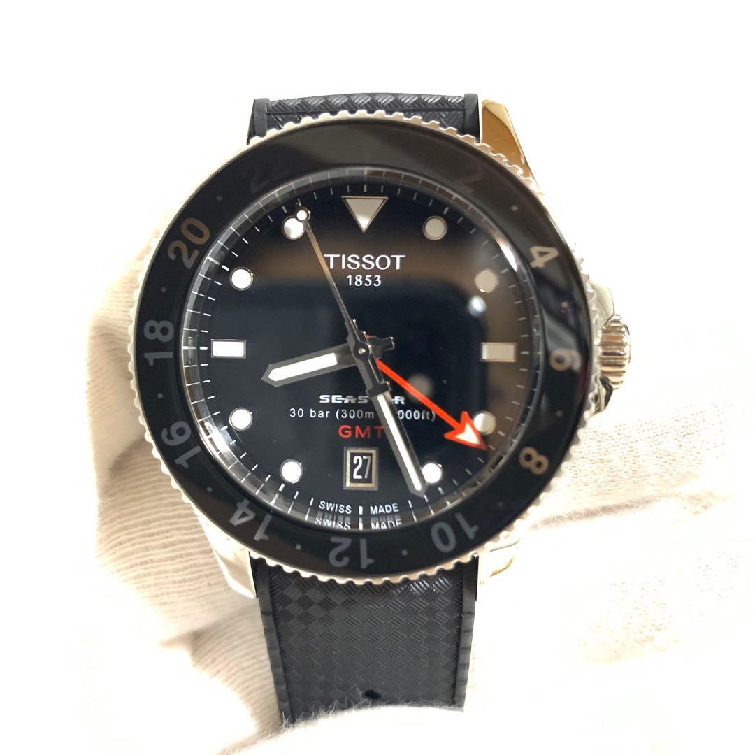 美品 フルセット TISSOT SEASTAR 1000 QUARTZ GMT