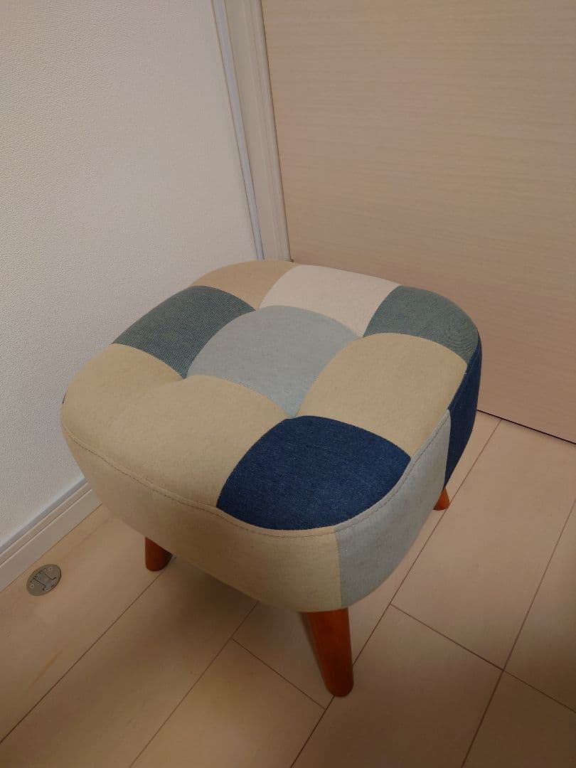 masa　パッチワークデザイン 椅子とスツールセット