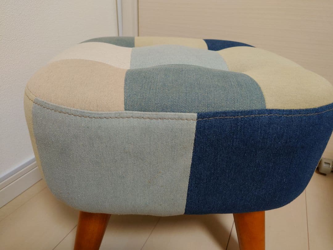 masa　パッチワークデザイン 椅子とスツールセット