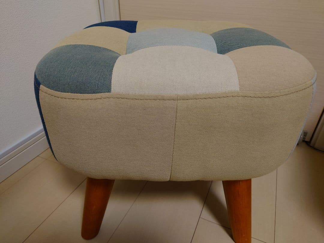 masa　パッチワークデザイン 椅子とスツールセット