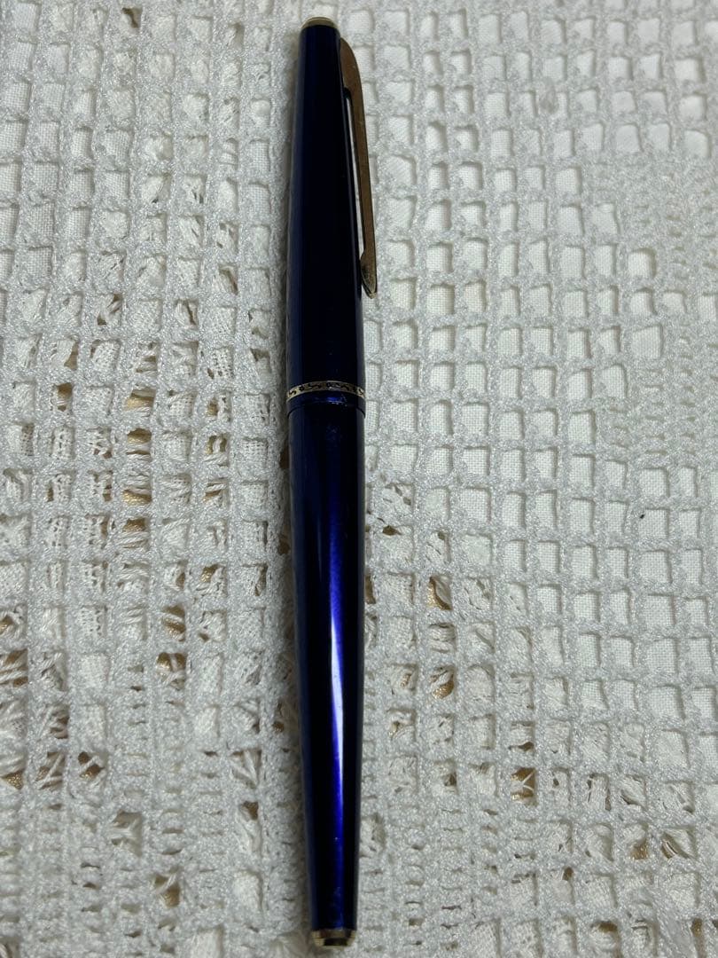 PILOT/万年筆18K /濃紺色ゴールド /エレガントな青い万年/細字