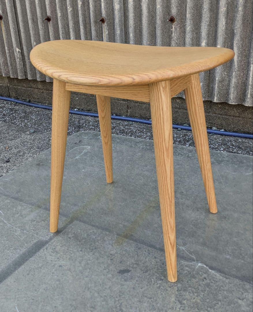 KASHIWA　柏木工①〜③SELECTION スツールオーク板座EC17A