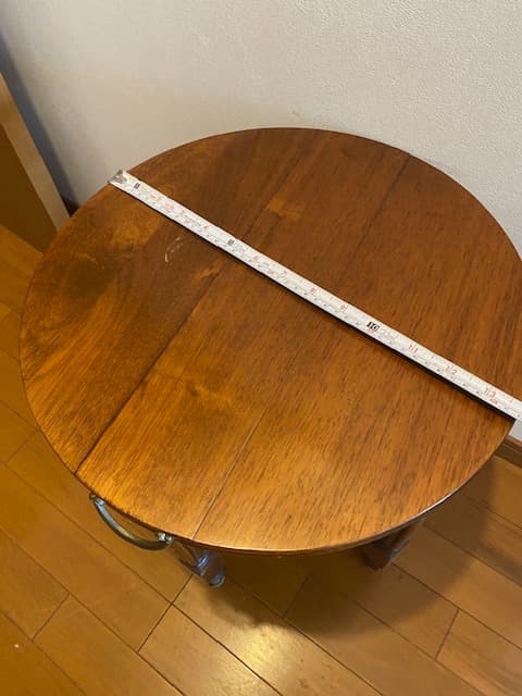 可愛いバタフライテーブル　折りたたみサイドテーブル　コーヒーテーブル