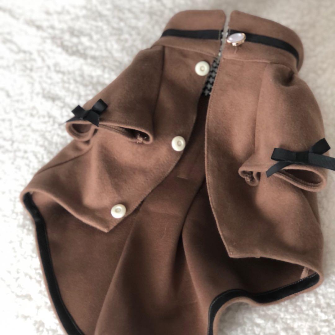 ハンドメイド　タックコート　オーダー小型犬