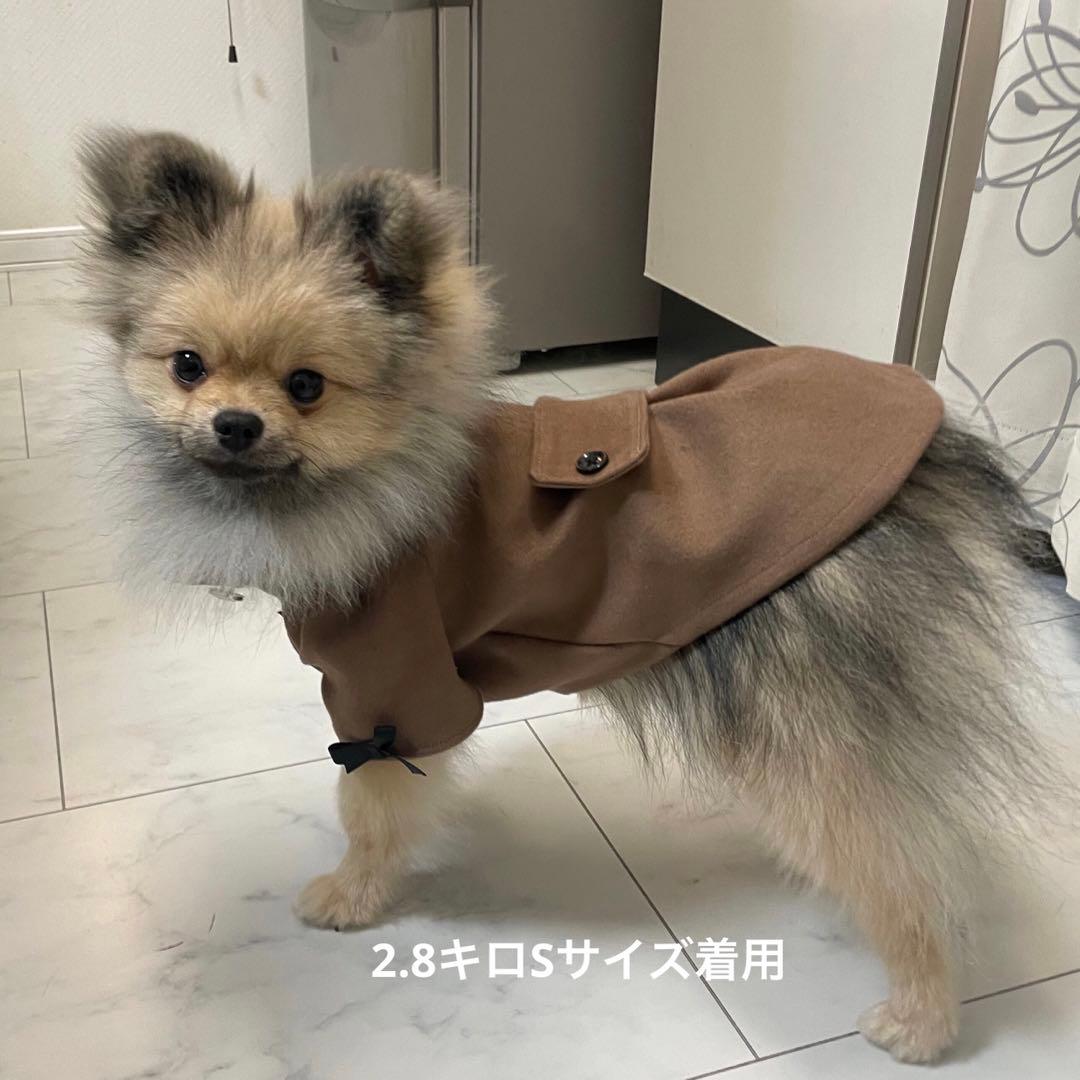ハンドメイド　タックコート　オーダー小型犬
