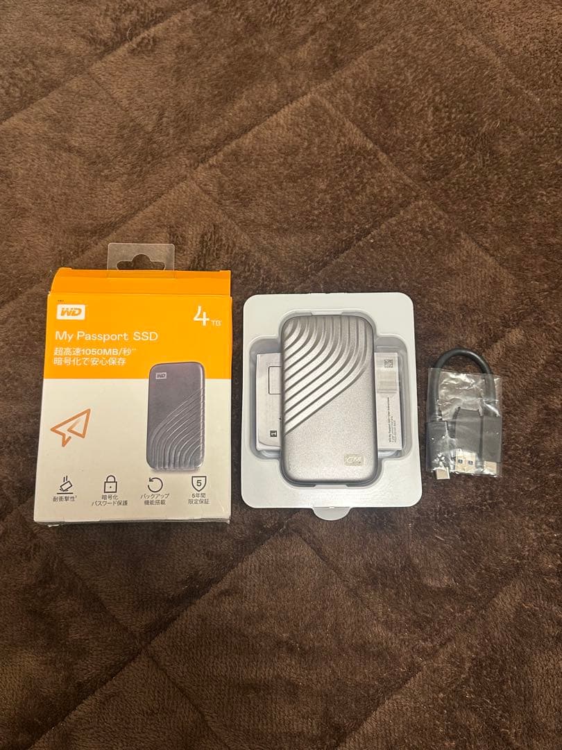 外付けハードディスク・ドライブ My Passport SSD 4TB