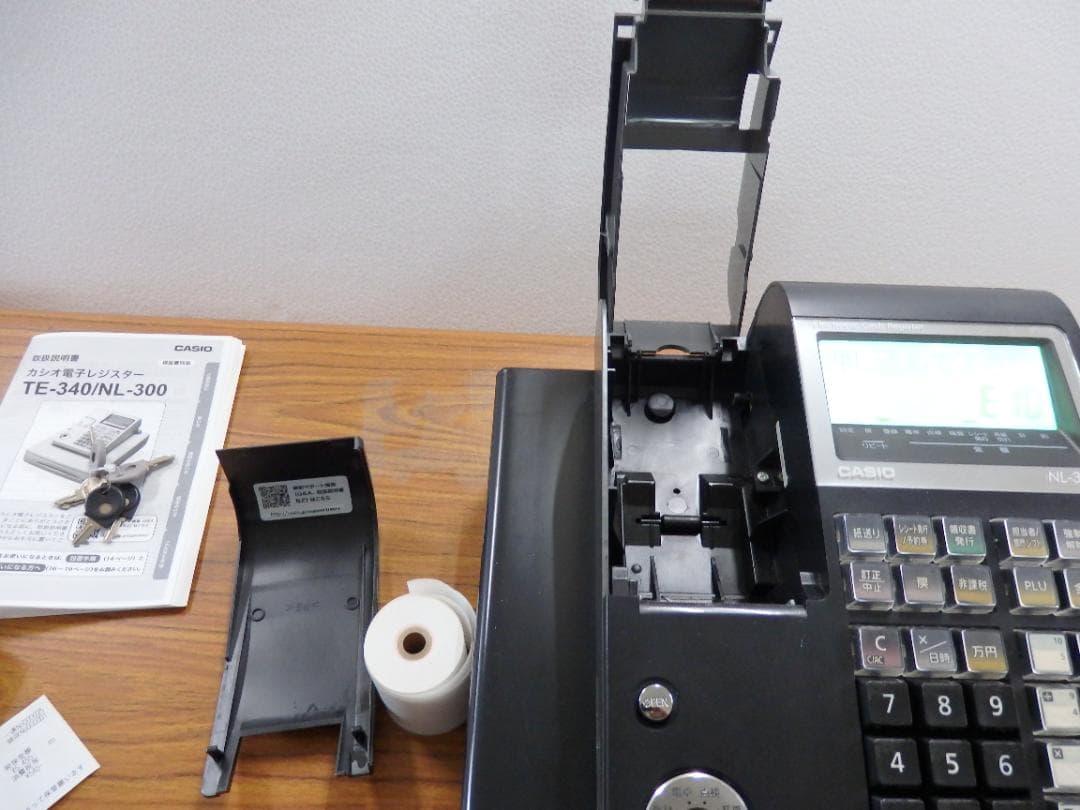 設定無料 CASIO TE-340 NL-300 レジスター 251005