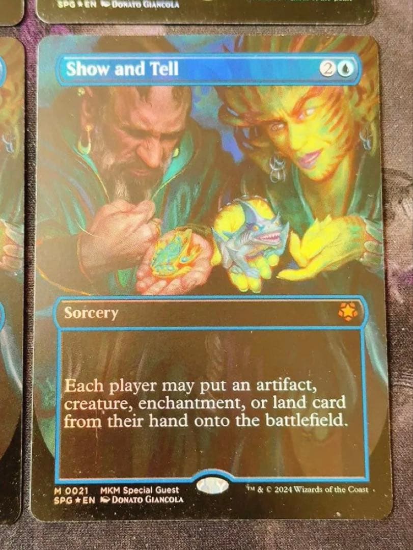 【スペシャルゲストfoil】実物提示教育　英語　4枚セット