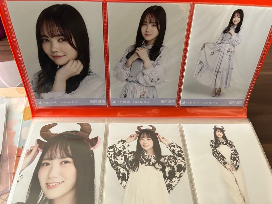 乃木坂46 田村真佑 サイン入りポスター＆サイン入り生写真＆コンプ多数生写真