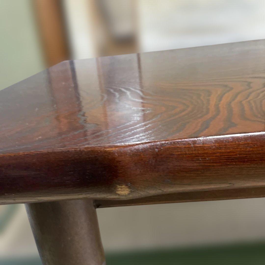 木製 座卓 和室テーブル 木目 ダークブラウン