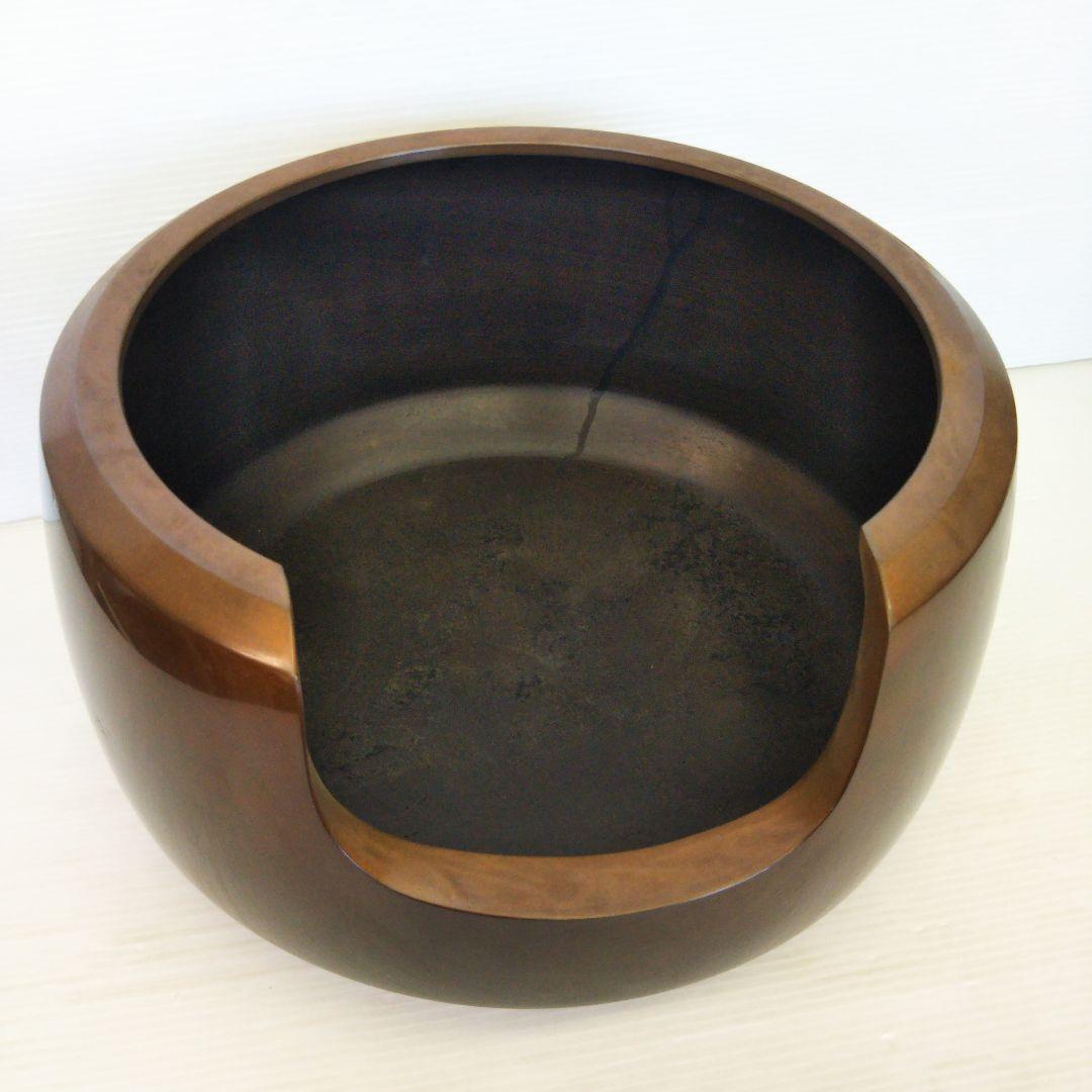 鉛浄雲　唐銅　面取風炉