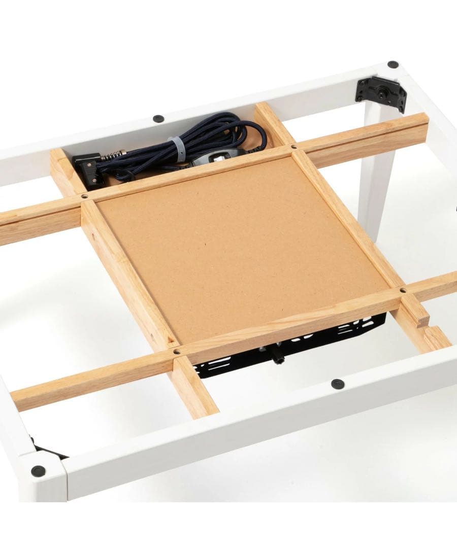 【引き取り限定】フランフラン こたつテーブル ポコモコファーこたつ布団セット