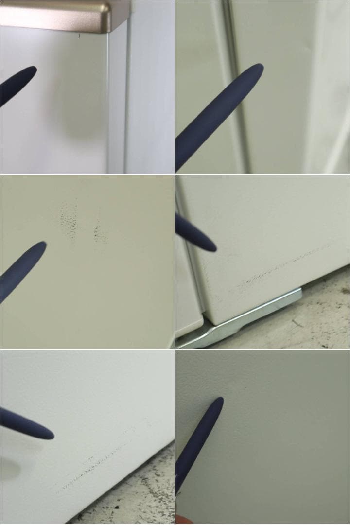 22年製 アクア 201L 2ドア 冷蔵庫 AQR-20MBK(W) 白 右開き