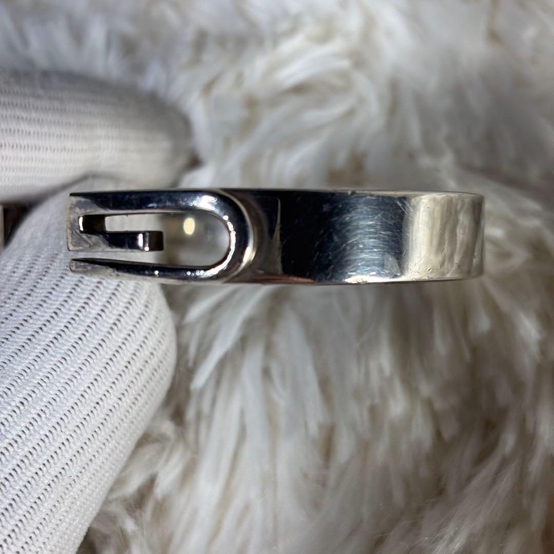 GUCCI シルバーバングル　silver925 サイズ18 腕輪　ブレスレット