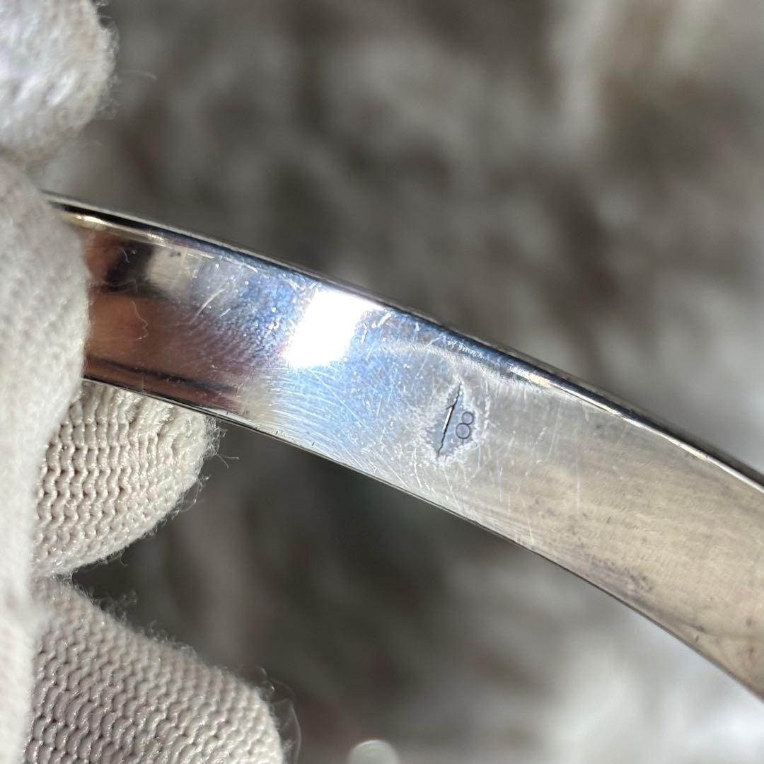 GUCCI シルバーバングル　silver925 サイズ18 腕輪　ブレスレット