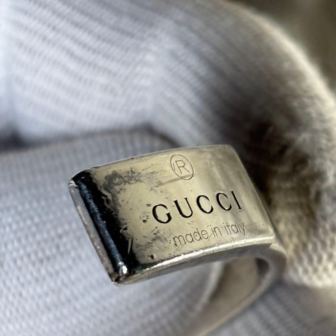 GUCCI シルバーバングル　silver925 サイズ18 腕輪　ブレスレット