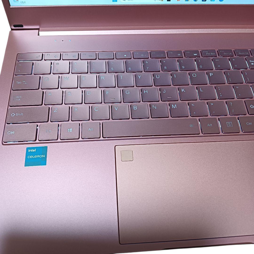 【美品】16GB/指紋認証/第11世代N5095/Office　ノートパソコン