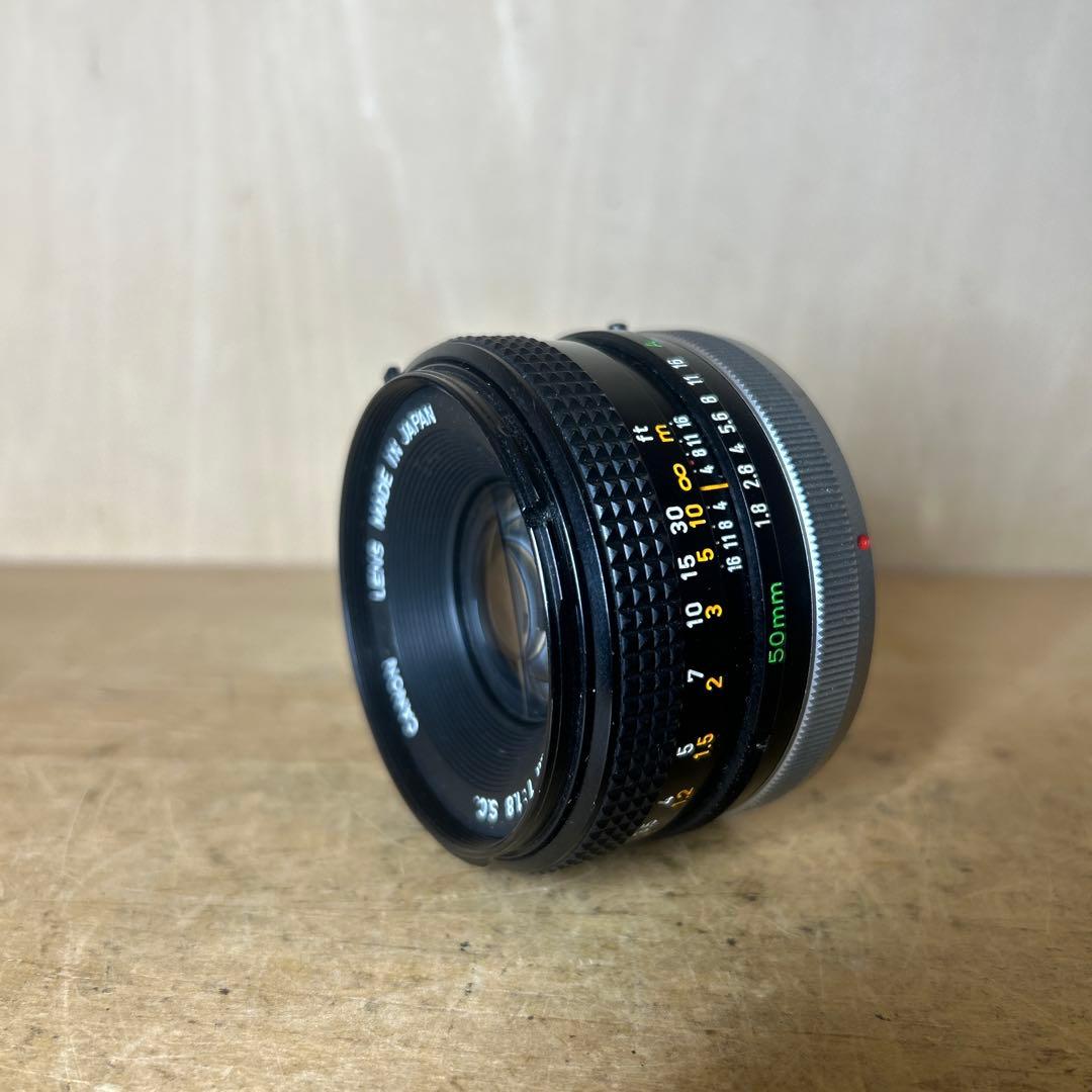 Canon AE-1+FD 50 f1.8 S.C 完動美品