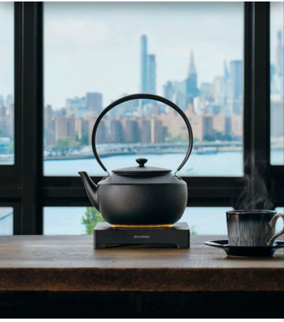 【はるか】BALMUDA MoonKettle ブラック 電気ケトル
