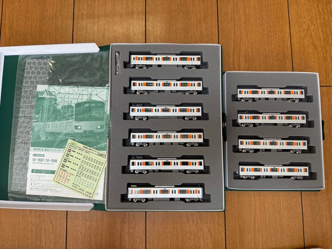 最終値下げ　KATO 東武50050系10両セット・行き先シール