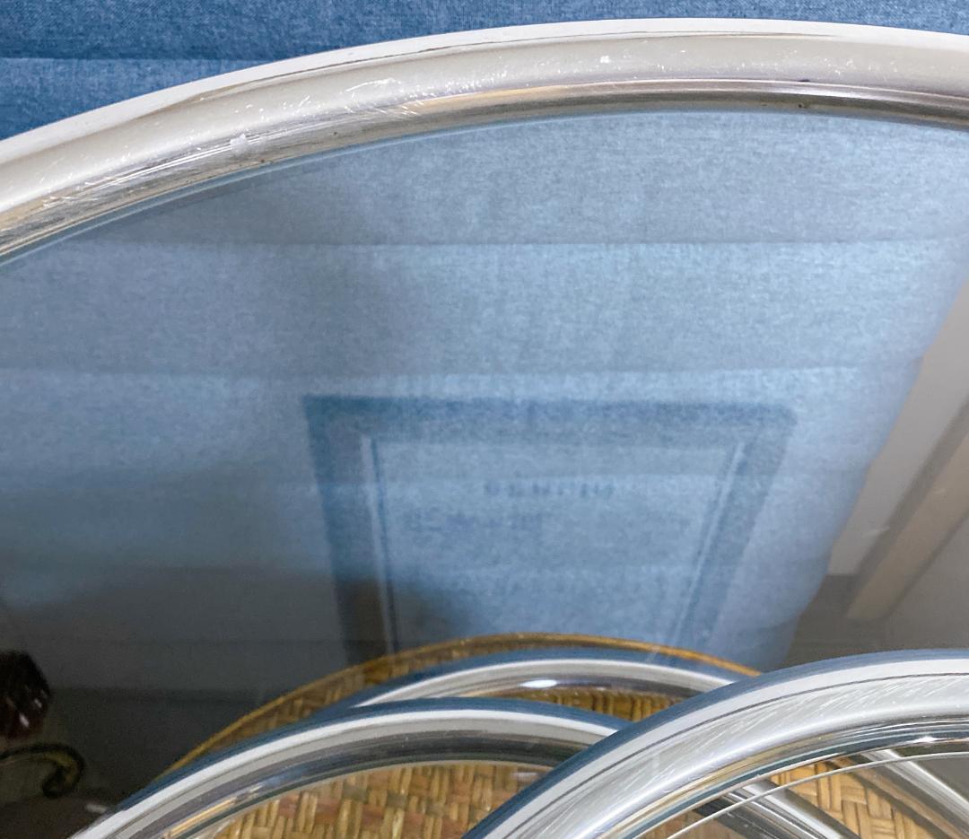 ガラステーブル 3段 丸テーブル サイドテーブル ラウンドガラステーブル