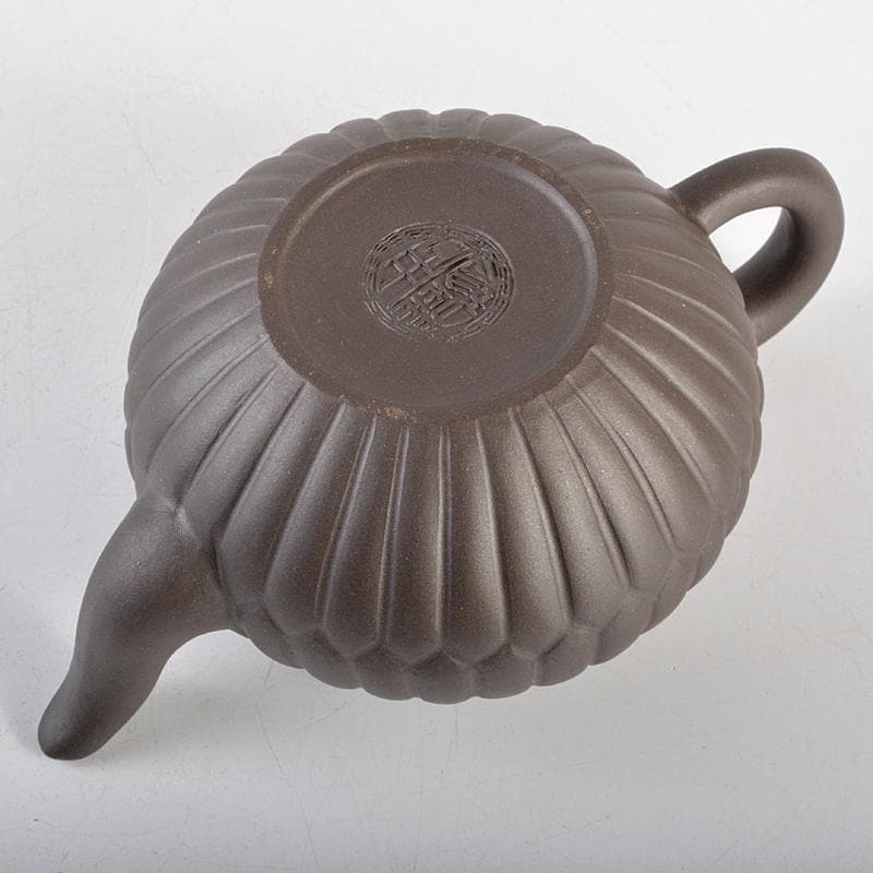 中国　周桂珍銘　紫砂　朱泥　急須　茶壷　M　R5620