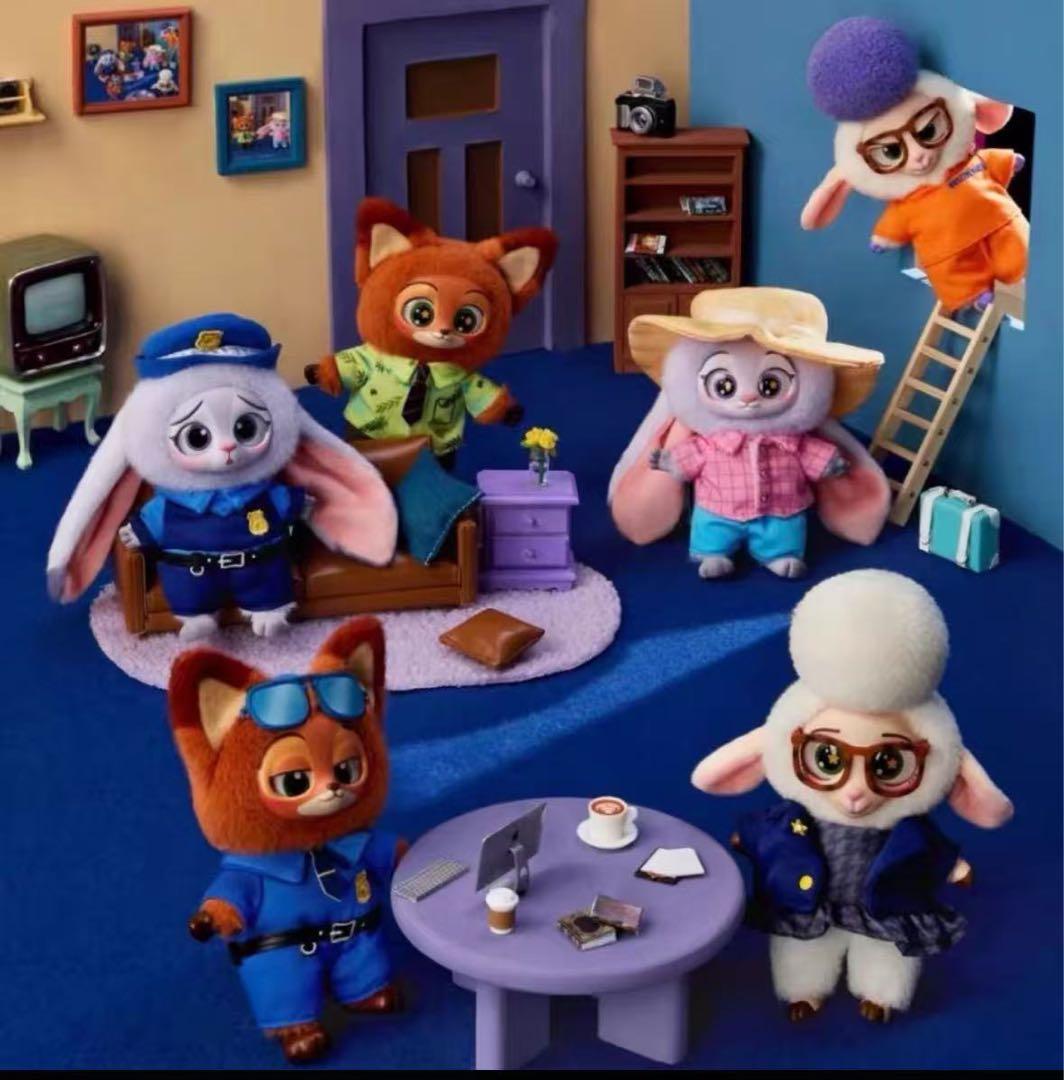 MONISO ズートピア ぬいぐるみペンダント Zootopia 1ボックス