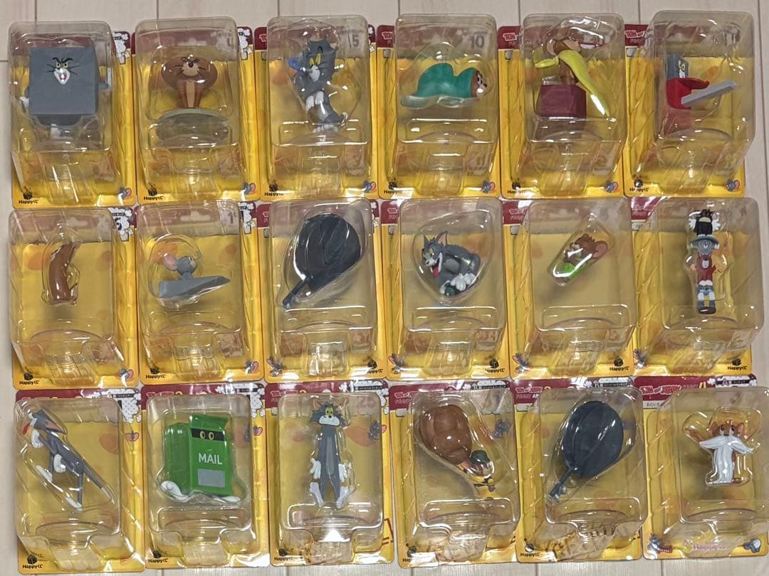 k*k様 トムとジェリー ハッピーくじ FUNNY ART フィギュア 20個セ