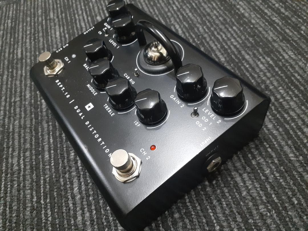 BLACKSTAR DEPT.10 Dual Distortion 真空管搭載
