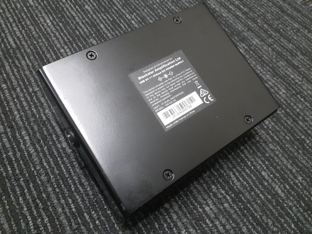 BLACKSTAR DEPT.10 Dual Distortion 真空管搭載