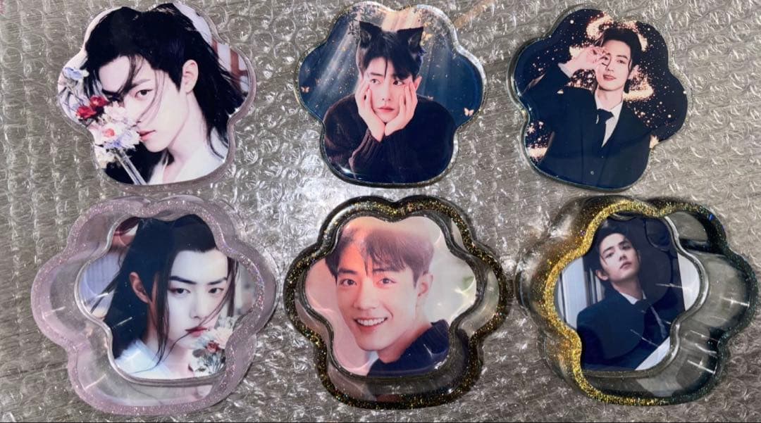 陳情令　シャオジャン　ワンイーボー　肖战 王一博 レジン小物入れ　蓋付き17点