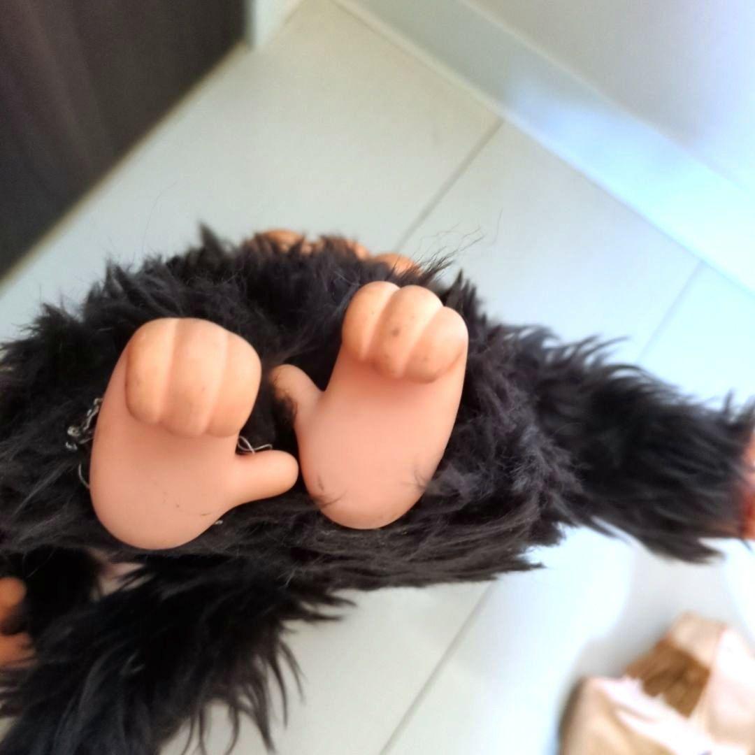 モンチッチ　昭和　レトロ　目が開閉