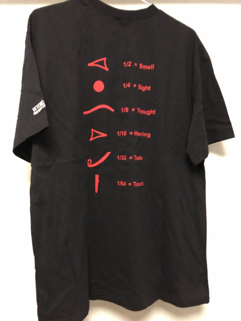 Vetements Eye of Horus Tシャツ 半袖 ブラック XS