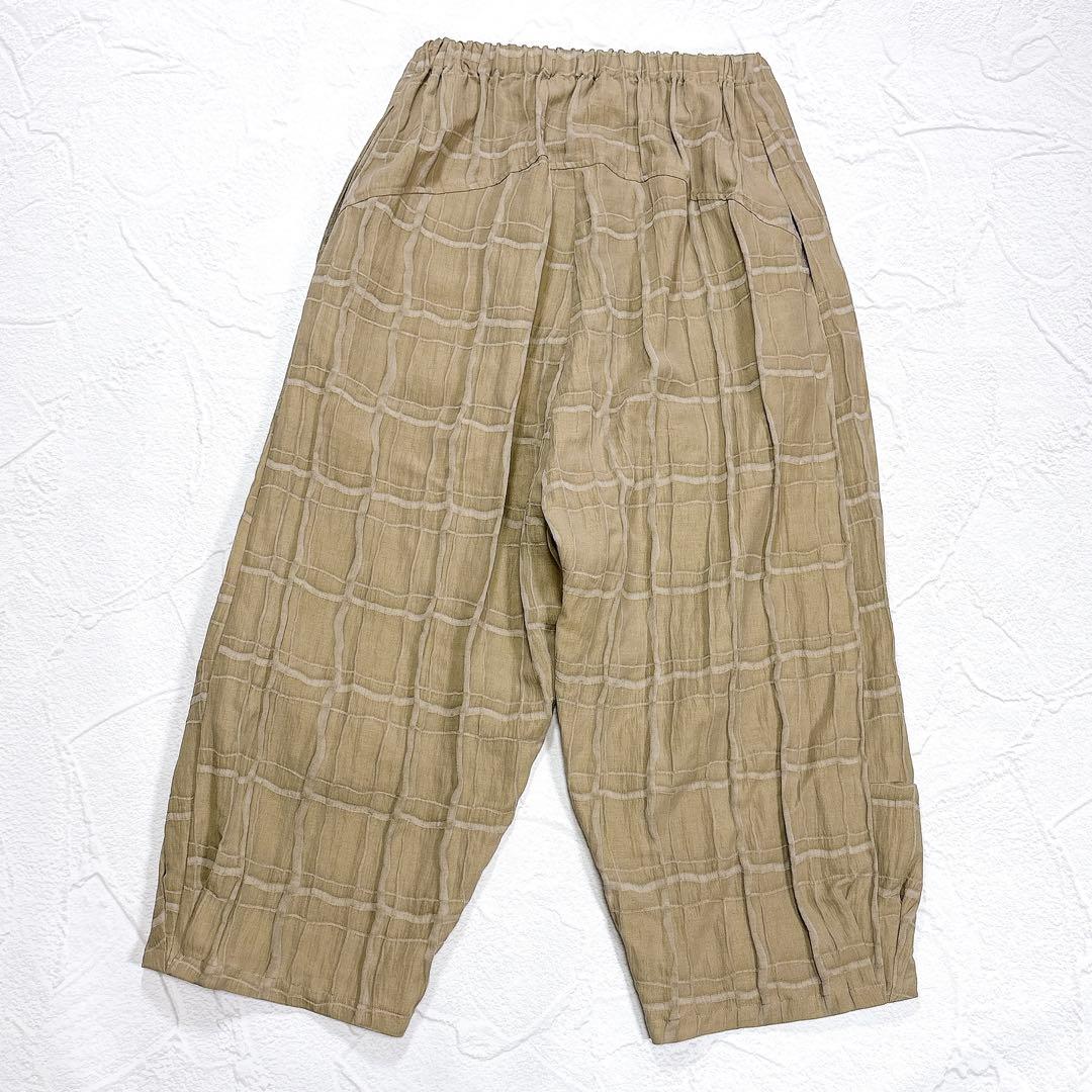 ✨極美品✨芽風 イージーパンツ サルエルパンツ センソユニコ チェック