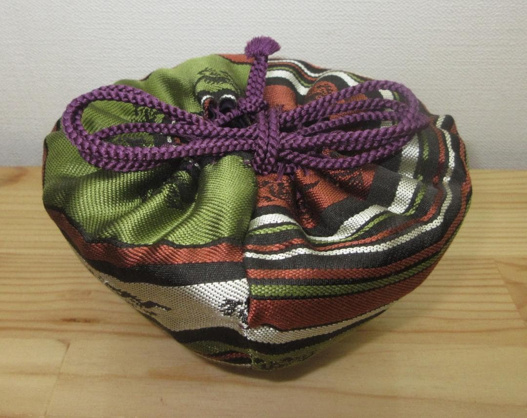 送料込【逢絢亭・新品】茶道具 仕覆 天目仕覆 正絹 龍麒麟文錦 日本製