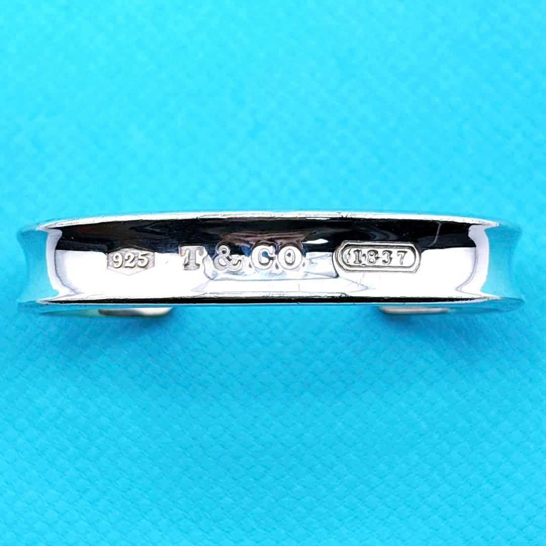 【美品】Tiffany ティファニー ナロー カフ ワイド バングル SV925