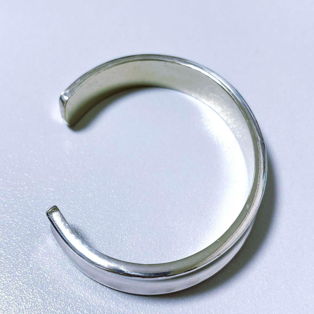 【美品】Tiffany ティファニー ナロー カフ ワイド バングル SV925