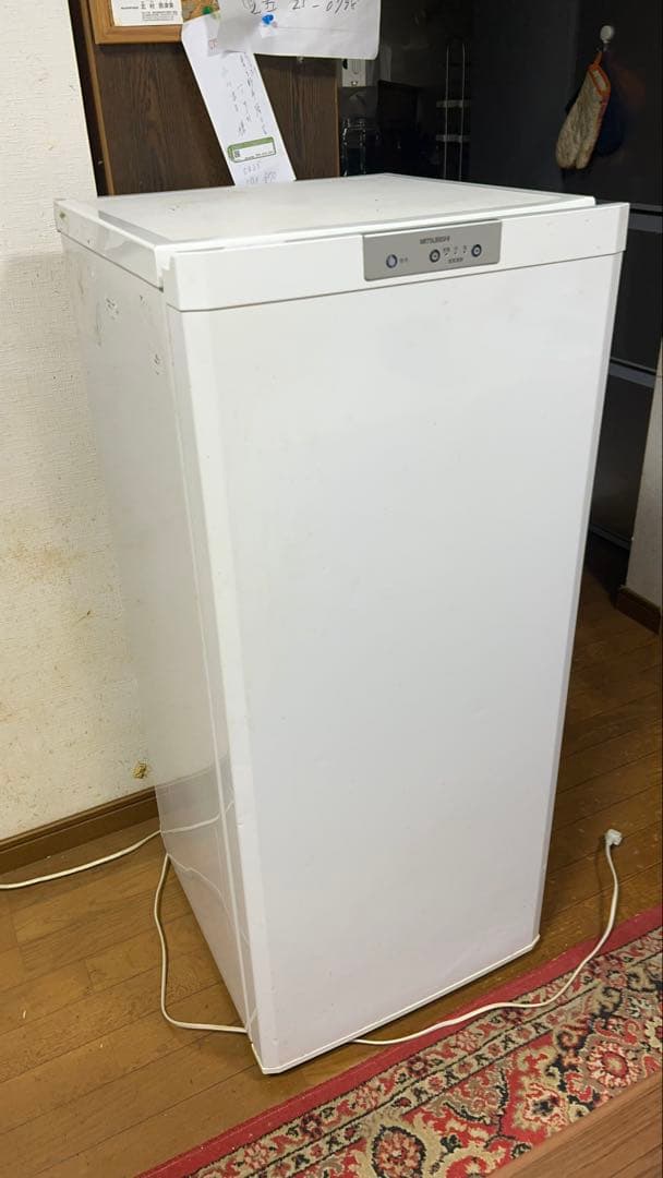 着払い 三菱 MF-U12N-W 冷凍庫 121L ホワイト 2009年製