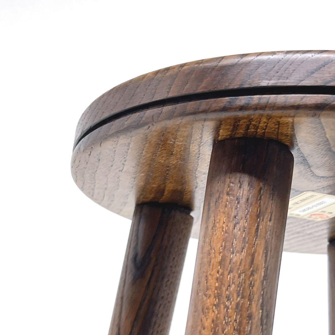 【極美品】　希少　木童工房　木製　ゴーフレットスツール 飛騨高山　アンティーク