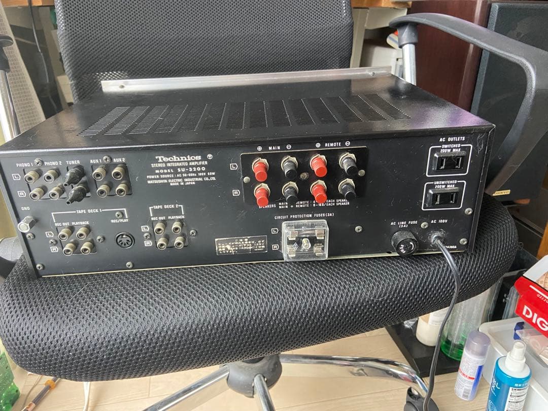 稼働品　technics プリメインアンプsu-3200