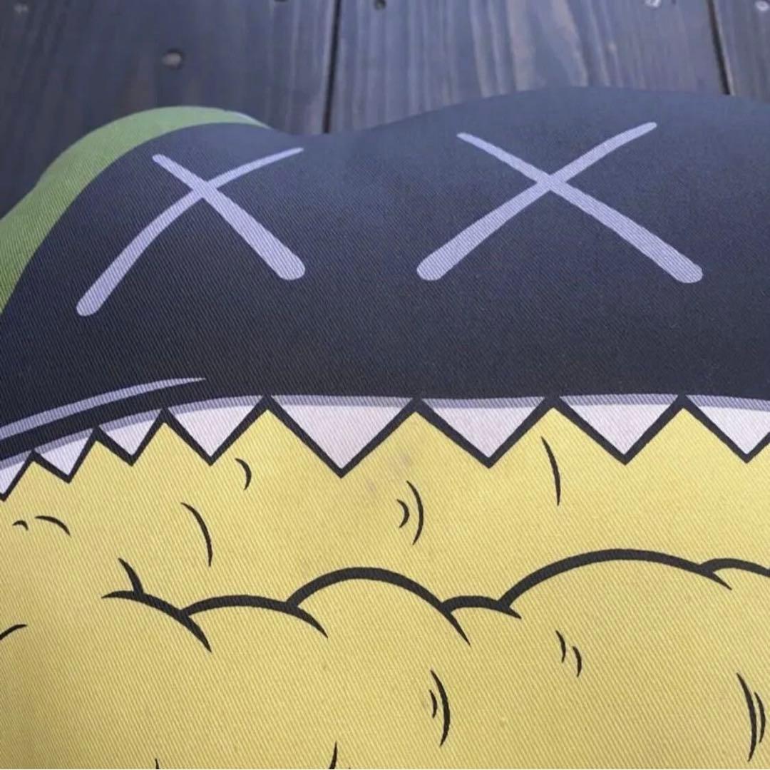 KAWS OriginalFake オリジナルフェイク 初期 クッション 緑・黄